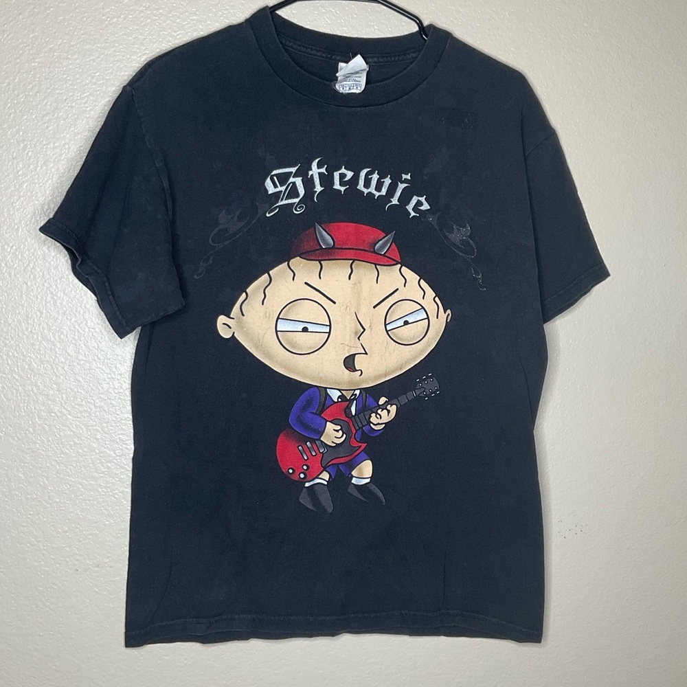 Delta Stewie Griffin Design Short Sleeve Shirt Size Medium
